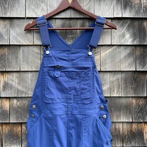 Duluth Women's Heirloom Gardening Bib Overalls in Royal Blue
